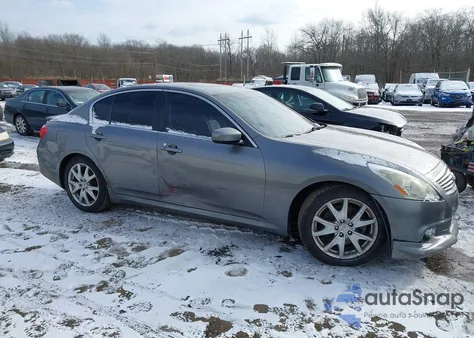 2013 Infiniti G37X from USA, damaged, VIN JN1CV6AR3DM755837